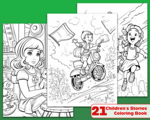 Children's Stories Coloring Book