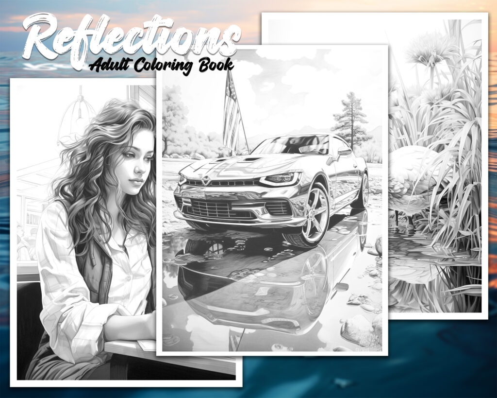 reflections coloring book